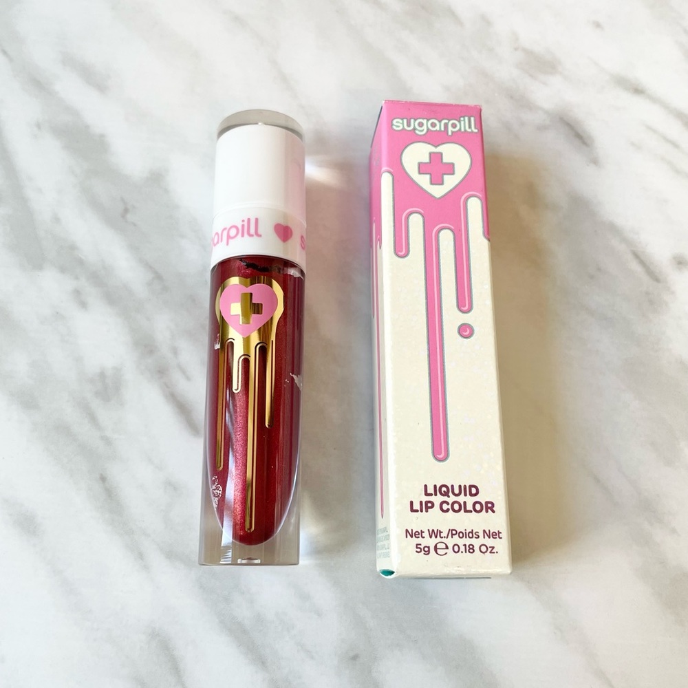 New Sugarpill Liquid Lip Color Strange Love metallic & sparkle